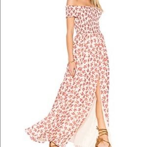 Tularosa off the shoulder maxi dress